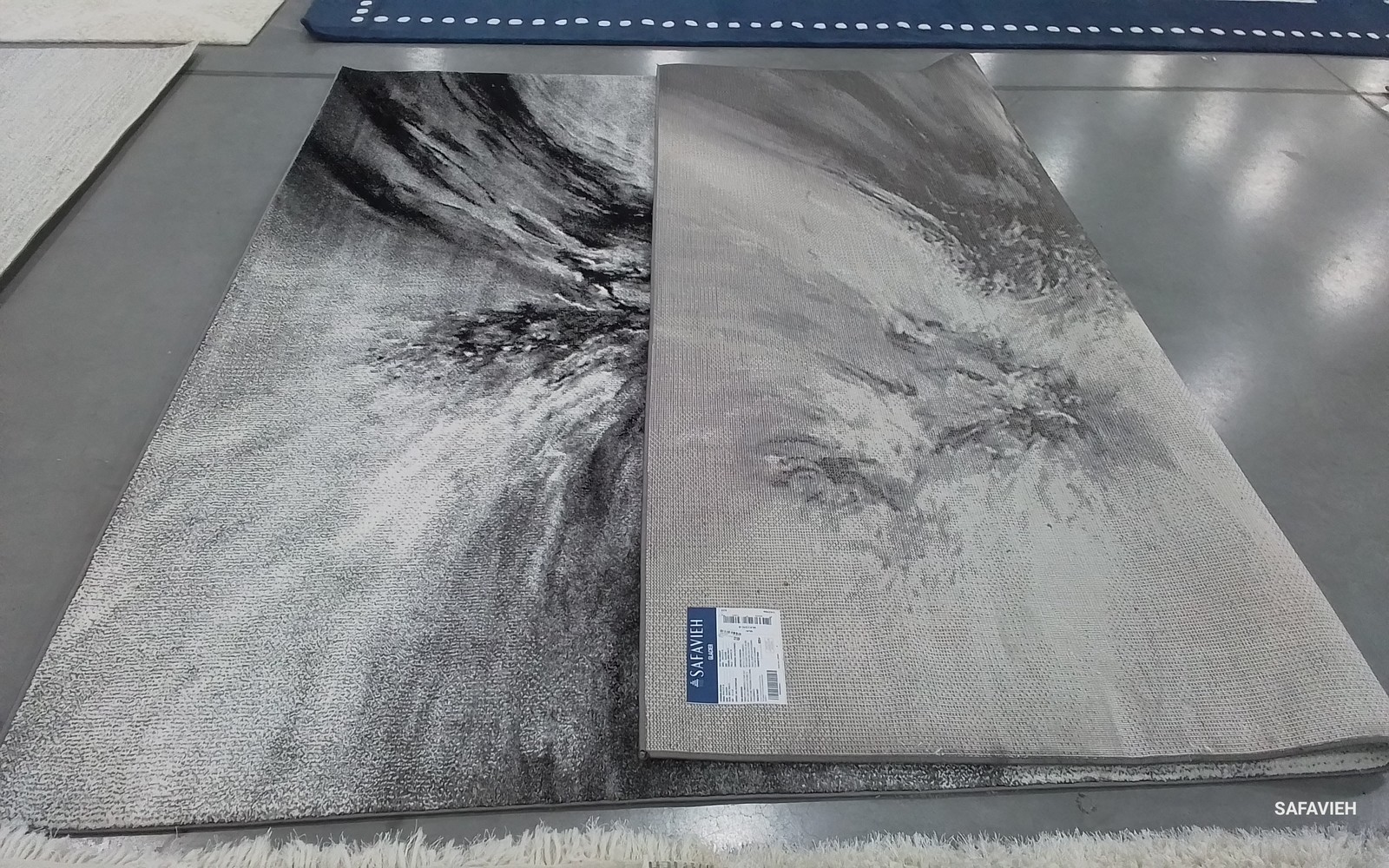 GREY / MULTI 8′-0″ x 10′-0″ Back Stain Rug, Reduced Price 1172808080 GLA127C-8