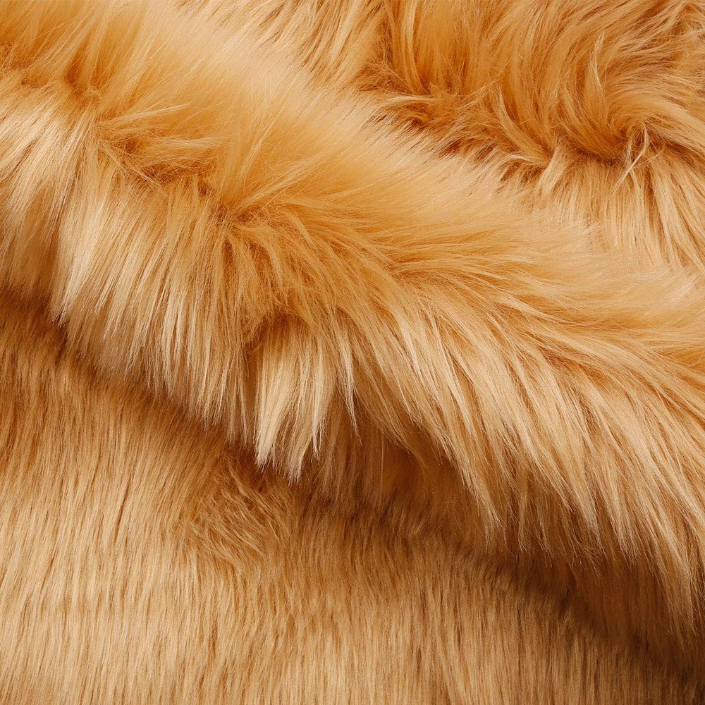 RosieLily Ultra Soft Faux Sheepskin Bedside Living Room Rugs 2 x 6 Ft Fluffy