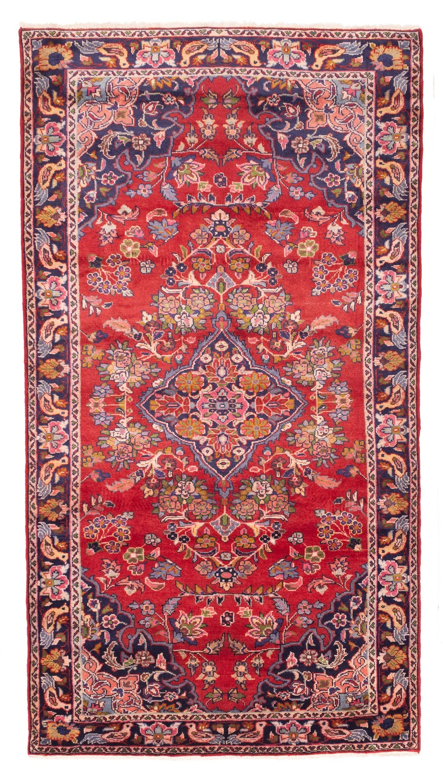 Traditional Vintage Hand-Knotted Oriental Carpet 5’3″ x 9’7″ Wool Area Rug