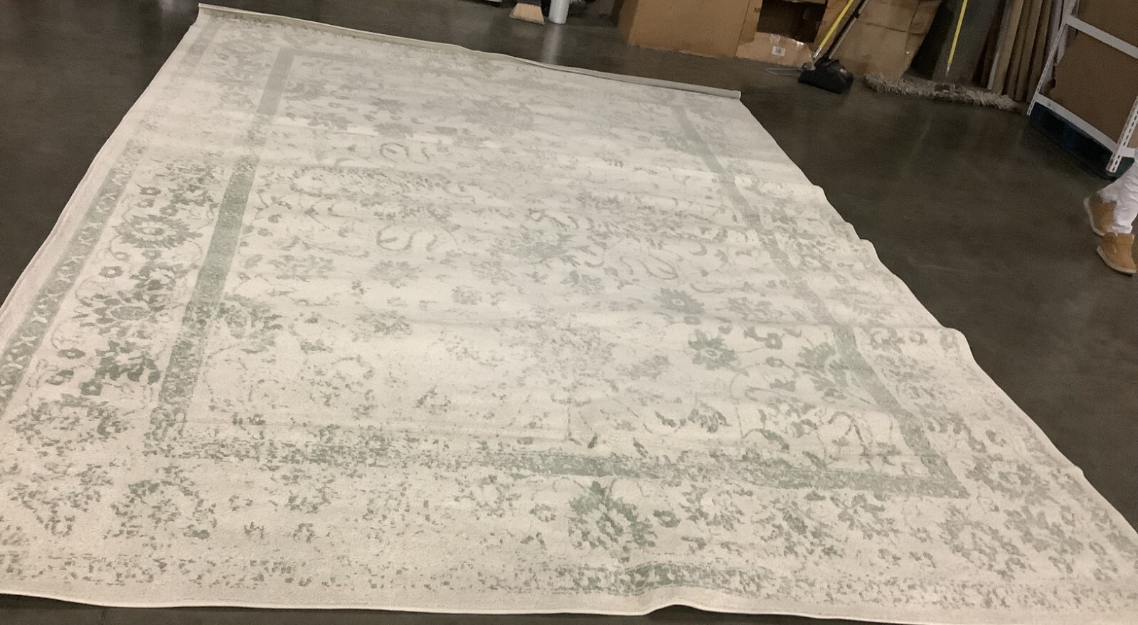 IVORY / SAGE 10′-0″ x 14′-0″ Damaged Rug, Reduced Price 1172671622 ADR109V-10
