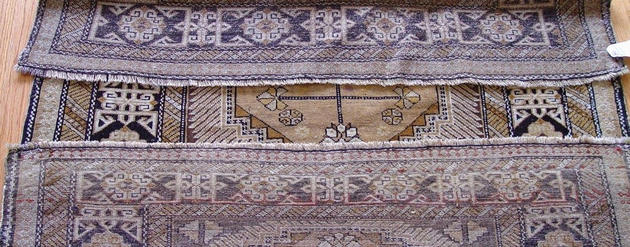 Antique Caucasian Kuba Camel Hair Hand Knotted Wool Oriental Rug 3’9″ x 5’9″