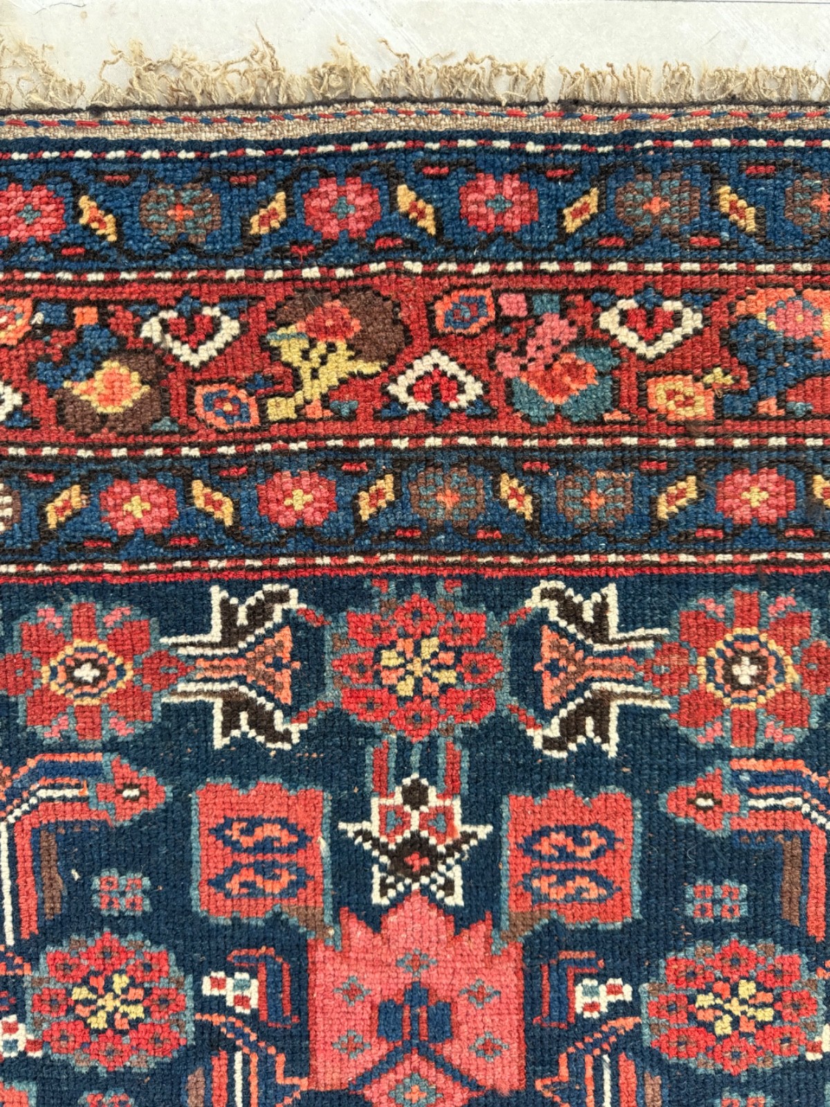 Antique Hand Knotted Oriental Wool Rug Carpet Floor Area Floor Covering