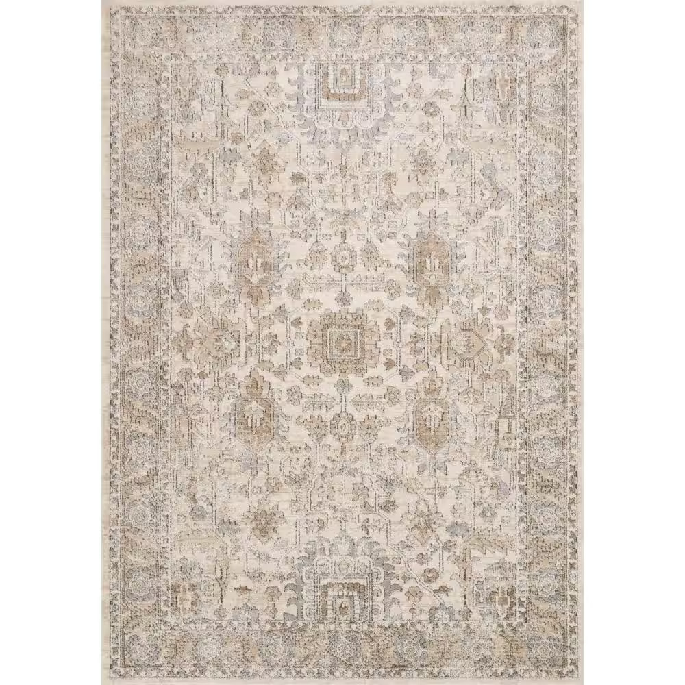 Teagan Ivory/Sand 7 Ft. 11 In. X 10 Ft. 6 In. Traditional Area Rug
