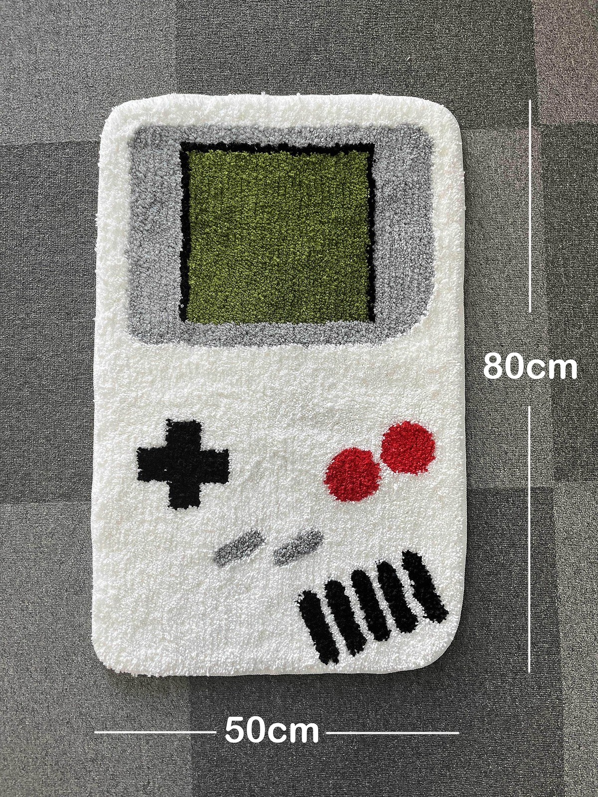 Retro Gamer Handheld Game Console Ultra Soft Anti-Slip Floor Door Mat Rug (GB…