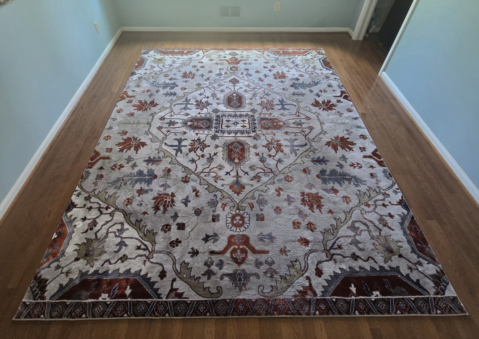 Home Decorators Collection Talya Ivory/Red 8 ft. x 10 ft. Medallion Area Rug VTG