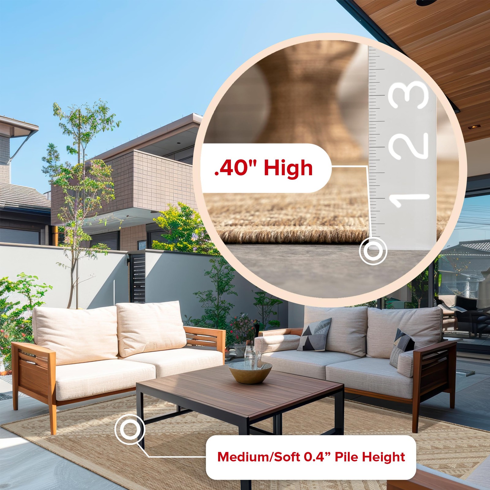 Outdoor Performance Collection Landry Brown/Ivory, 2′ x 8′, Soft and Cozy, Hi…