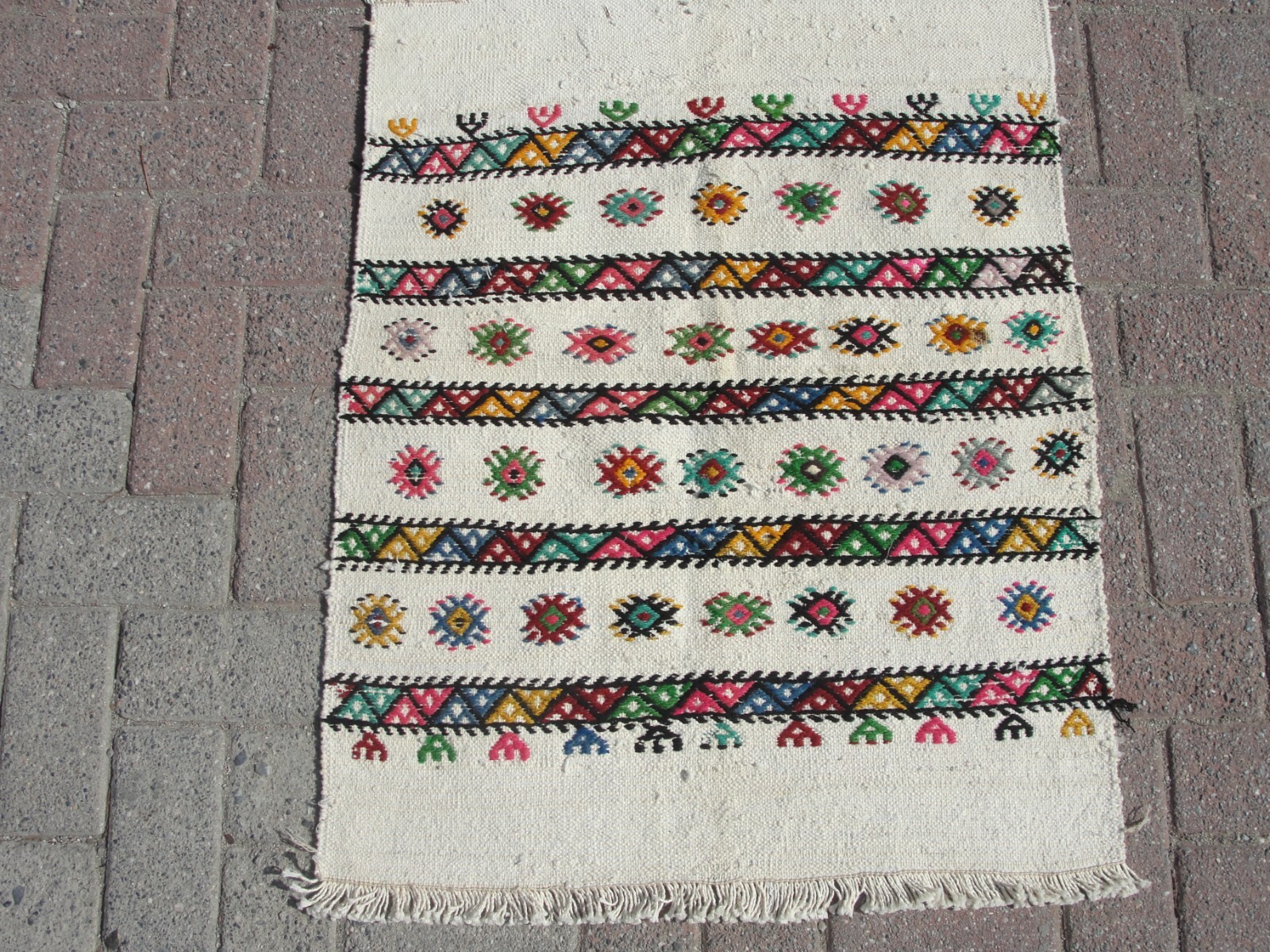2×3 Small kilim rug, Runner Rug, Turkish Kilim, Kelim Teppich, Tappeto