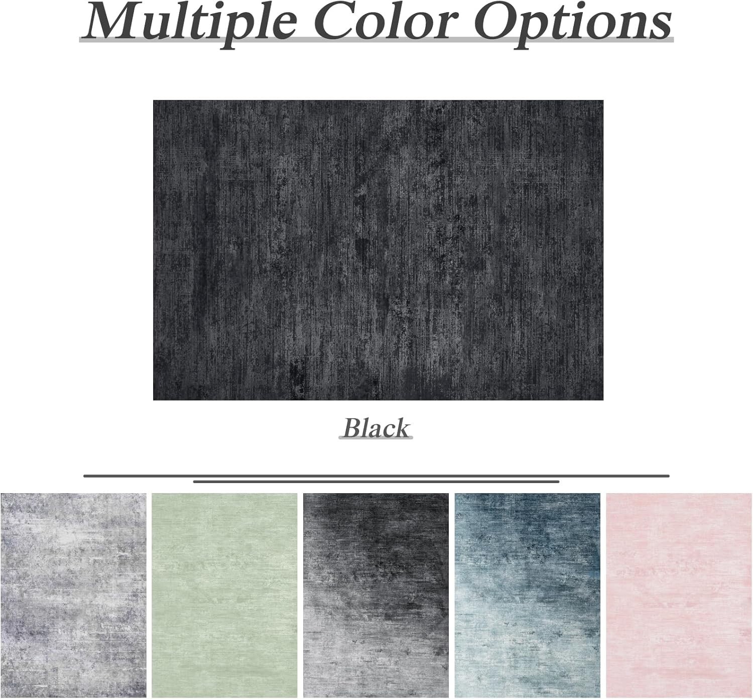 Stylish 6×9 Washable Living Room Rug – Non-Slip Backing & Eco-Friendly Materials