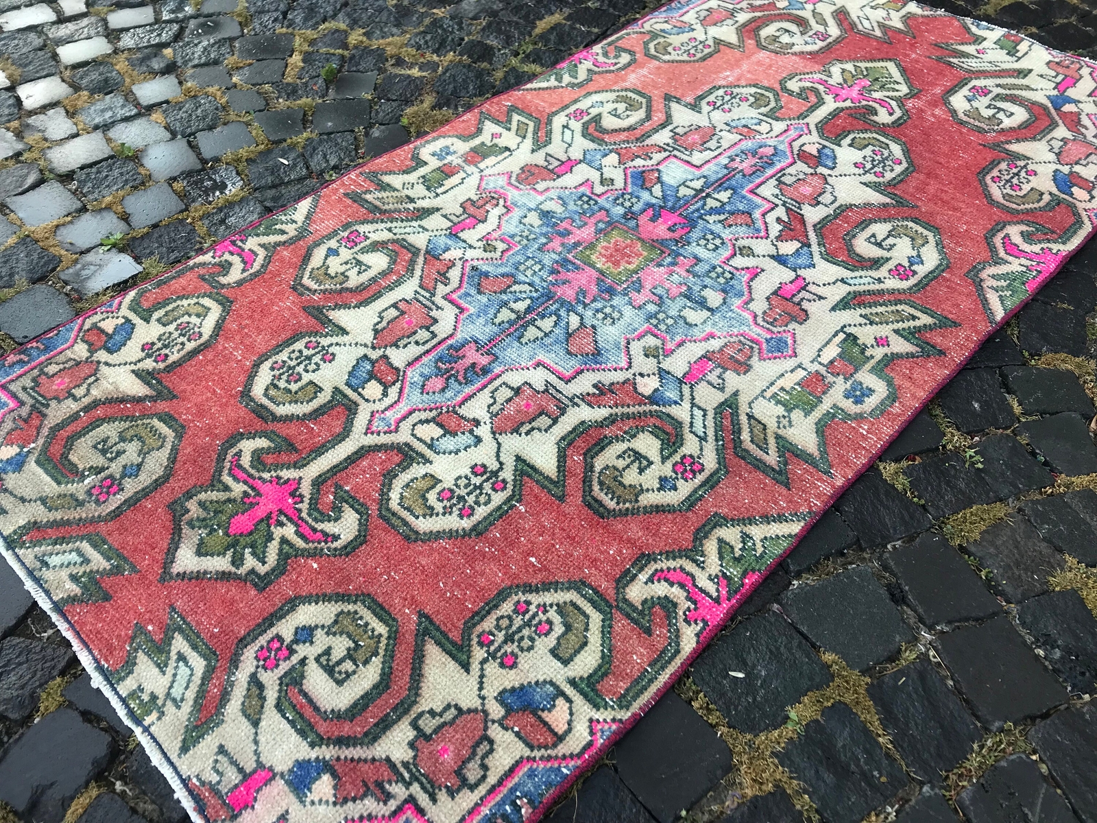 Handmade Rug Turkish Area Rug Vintage Rug Oushak Rug Antique Rug Bohemian Rug
