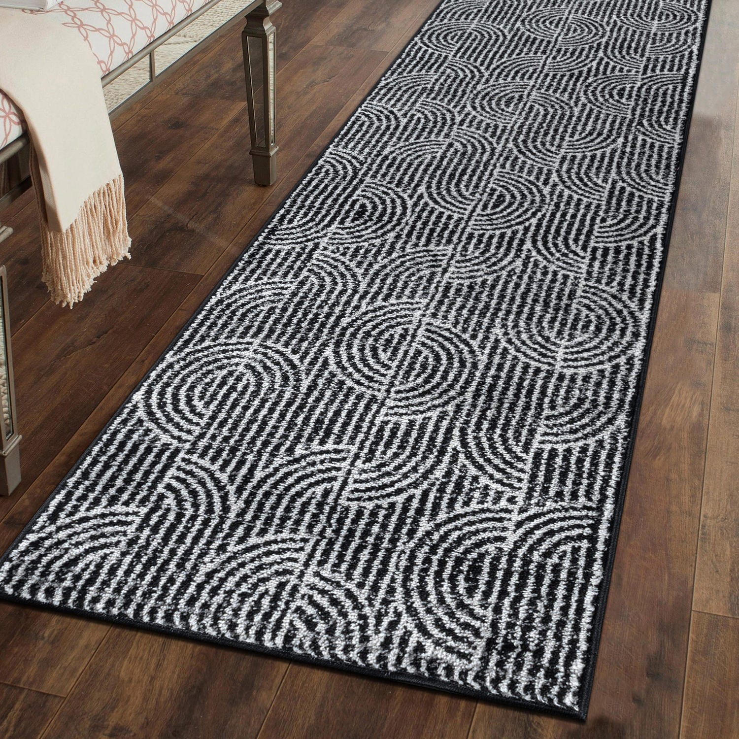Rugshop Carpet Rug Runner Modern Arch Pattern Stripe Rugs for Sale Entryway Rug