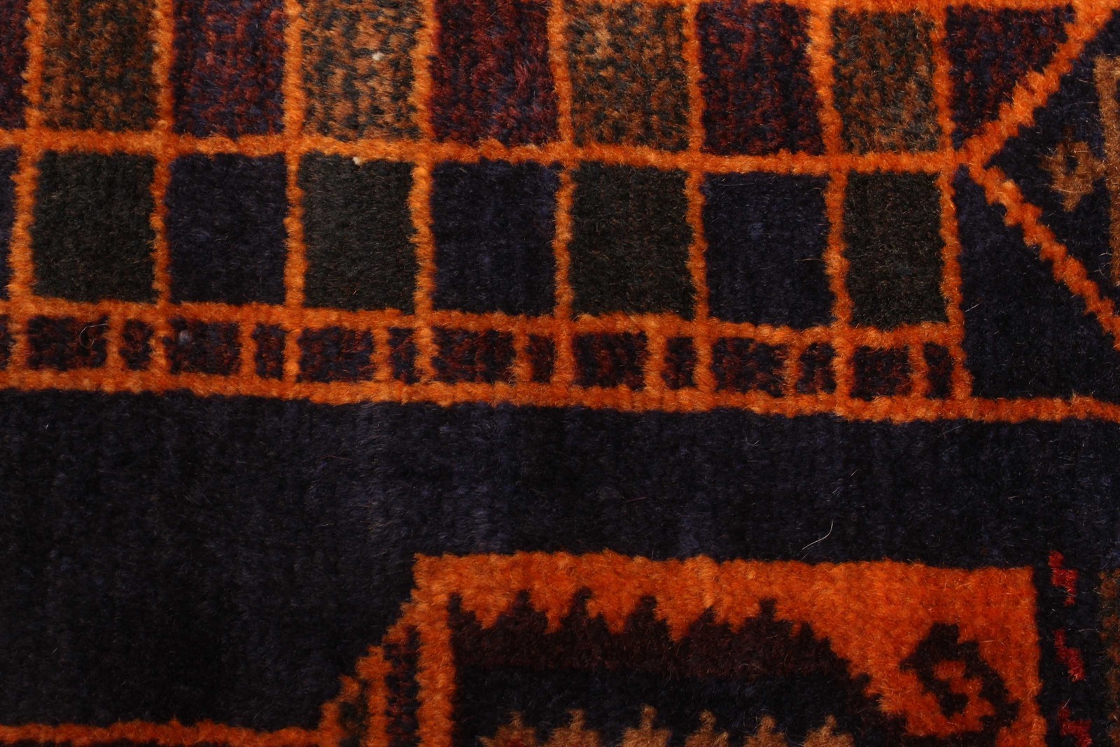 Vintage 3’0″ x 4’9″ Traditional Hand Knotted Vegetable Dye Wool Area Rug
