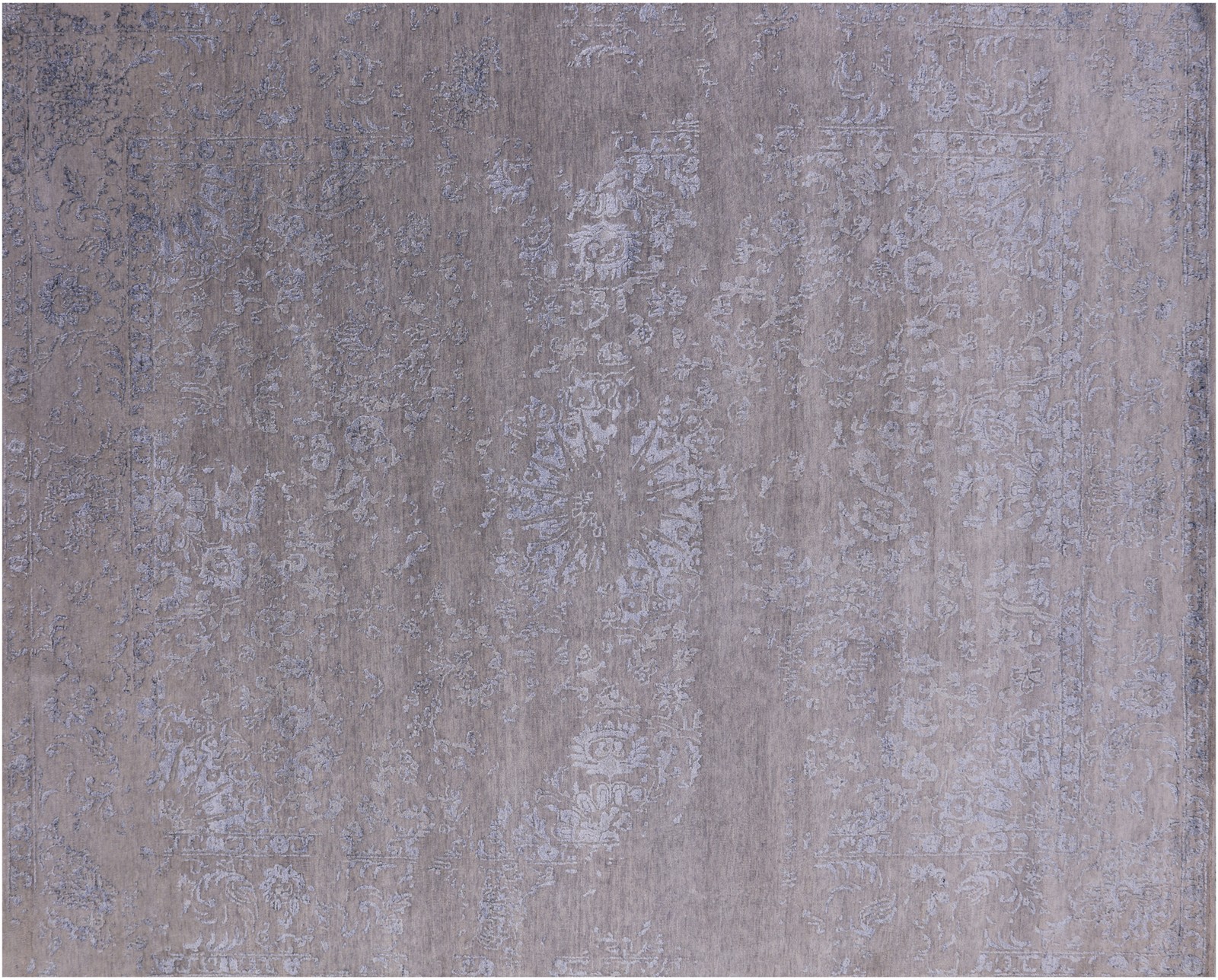 8′ 1″ X 10′ 0″ Traditional Hand Knotted Wool & Silk Rug – Q7094