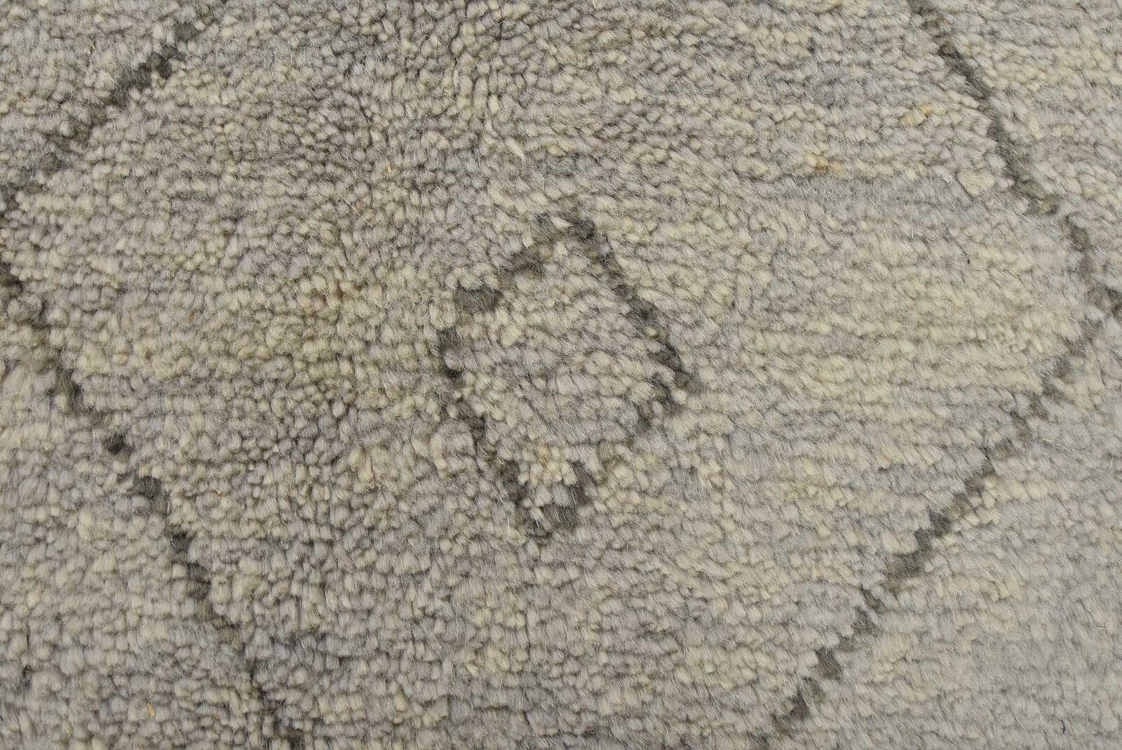 Moroccan Rug 8’2” x 10’1” Gray Wool Contemporary Hand-Knotted Carpet