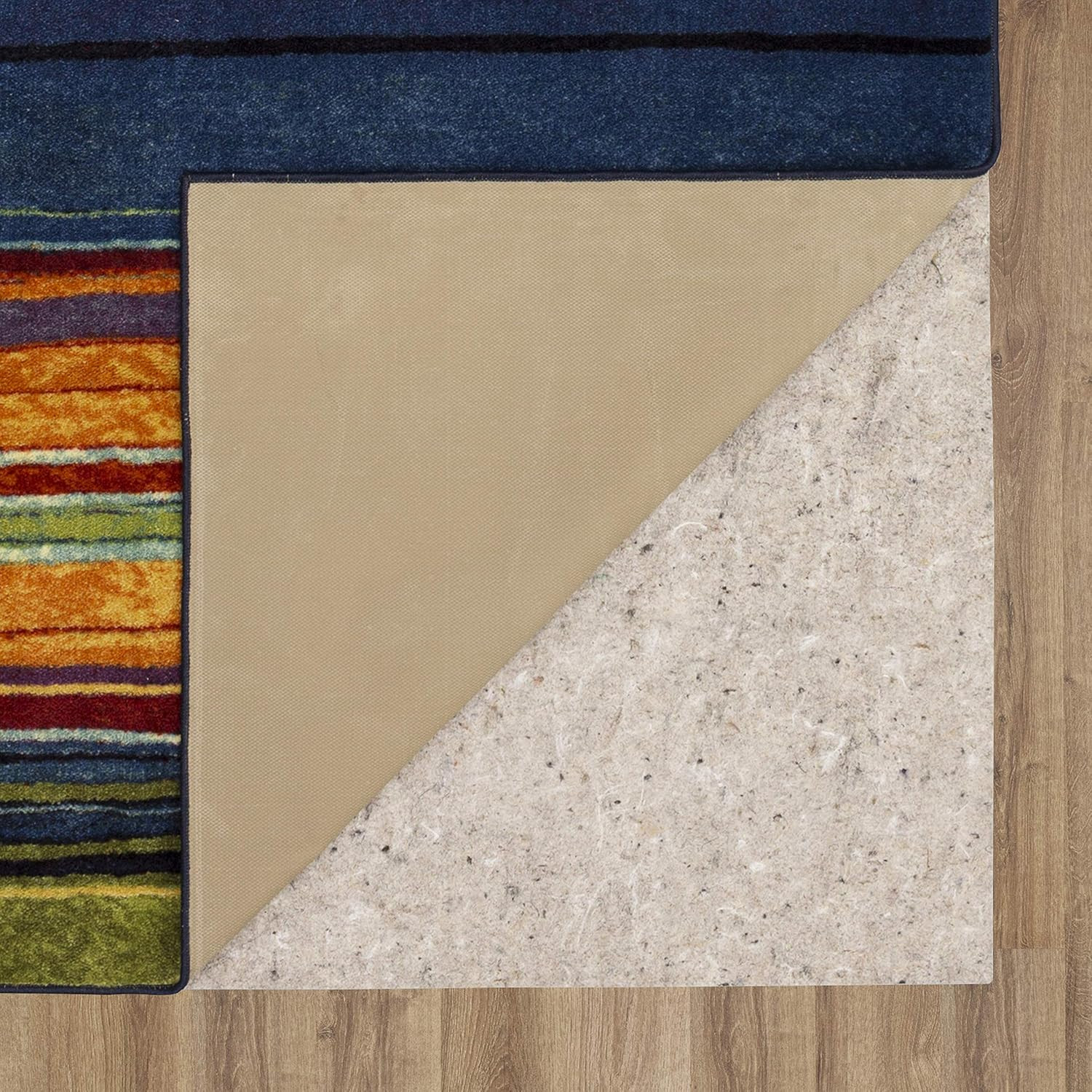 Rainbow Stripe 6′ X 9′ Area Rug – Multicolor – Perfect for Living Room, Dining R