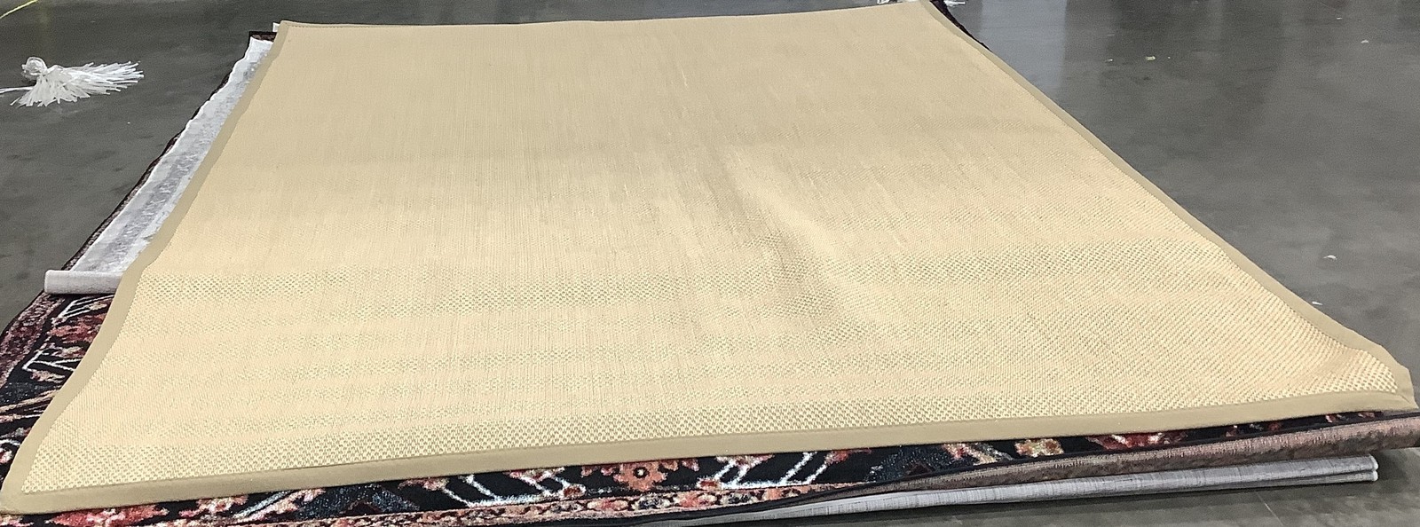 MAIZE LINEN 10′-0″ x 14′-0″ Broken Thread Rug Reduced Price 1172683822 NF141B-10