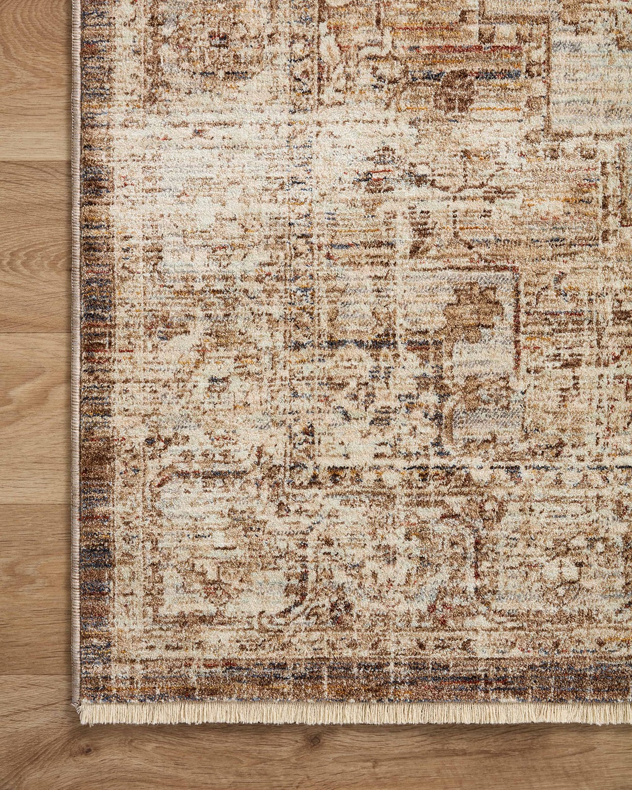 Loloi Sorrento Collection Sor-03 Mocha/Multi 5-3 X 7-6 Area Rug