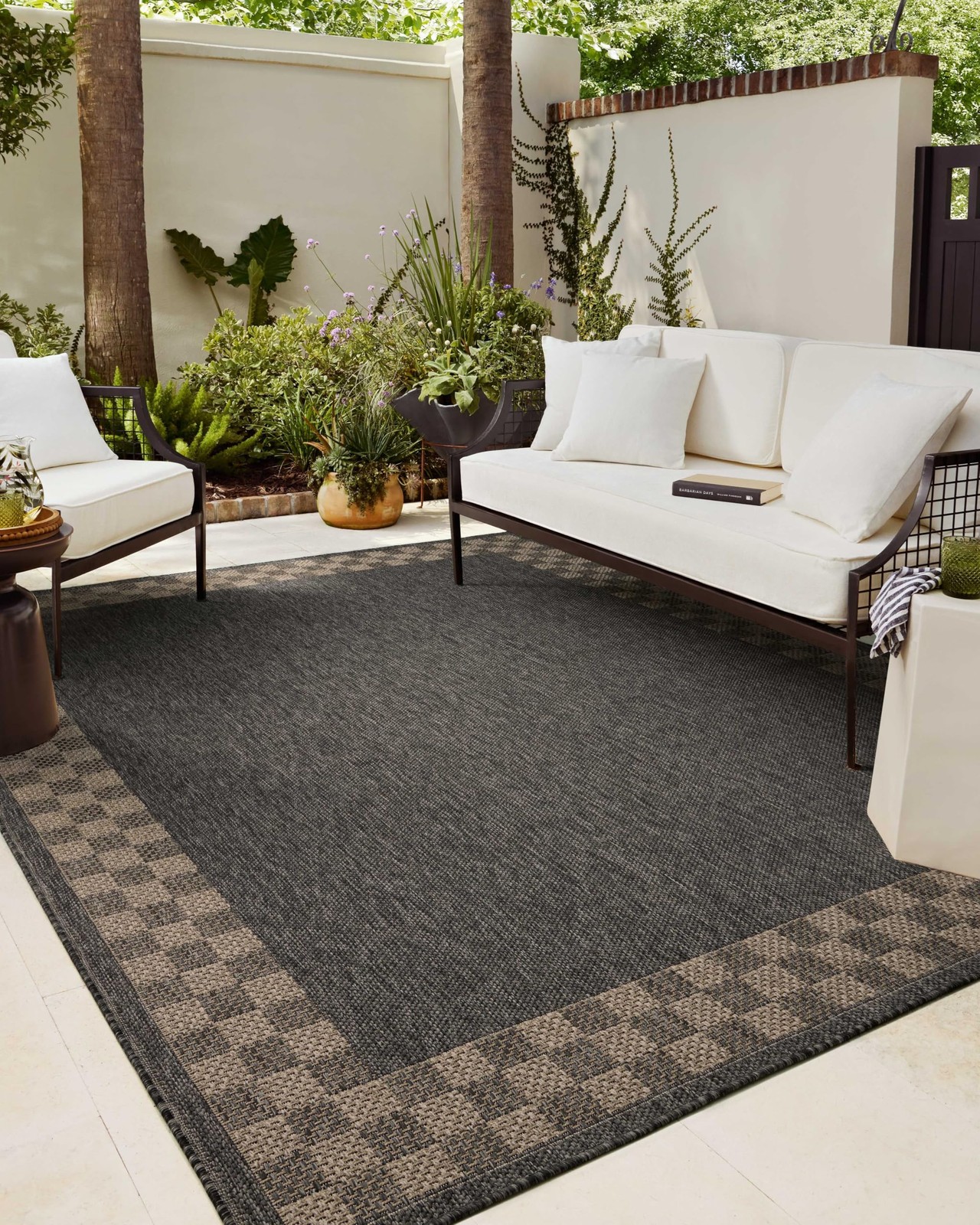 Loloi Chris Loves Julia Providence Charcoal/Natural 7’6″ x 7’6″ Rug