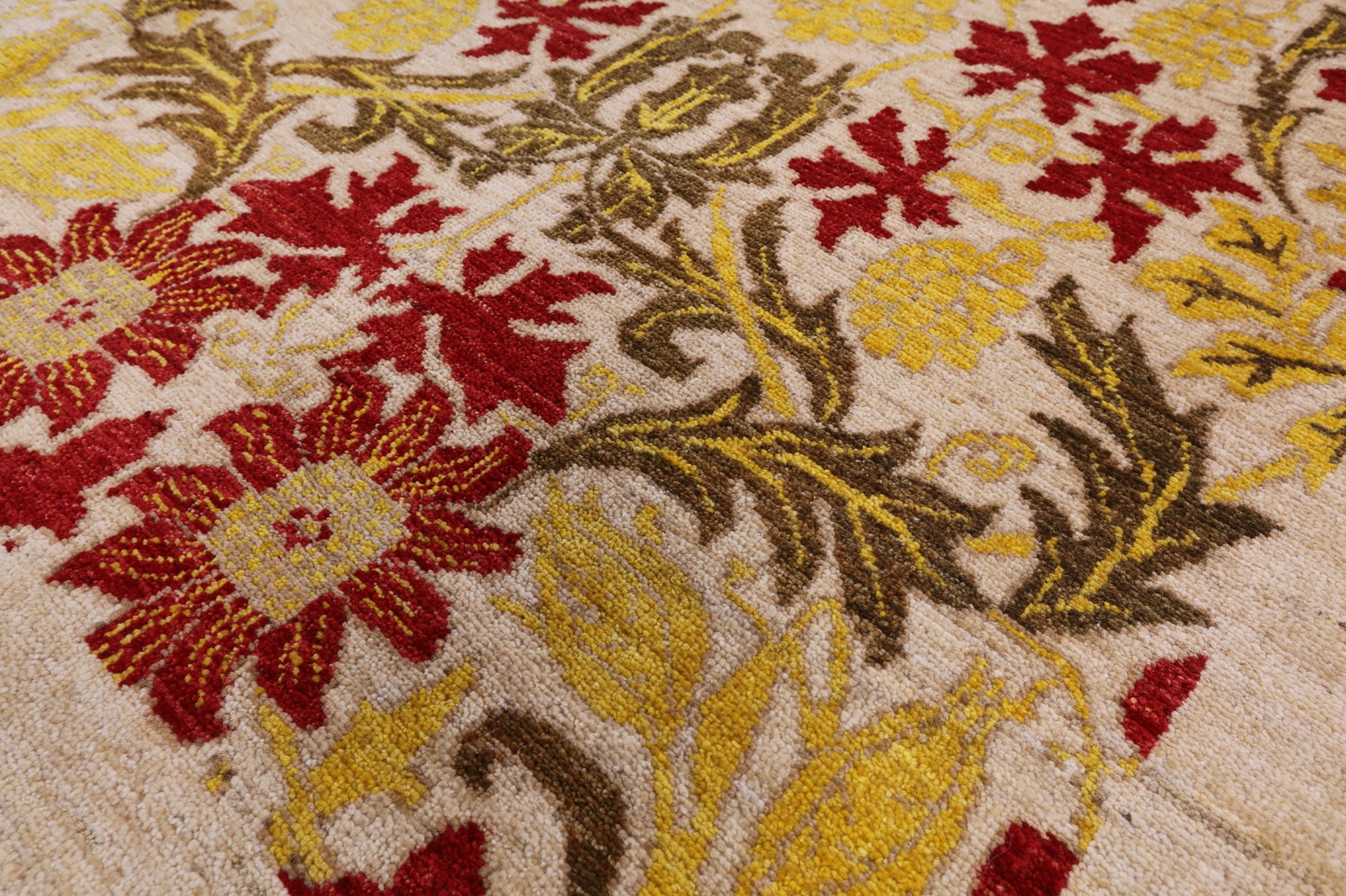 William Morris Handmade Wool Rug 8′ 0″ X 9′ 10″ – W1447