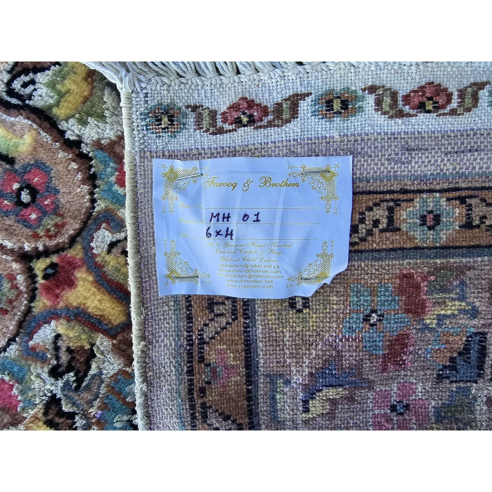 Area Rug Tree of life Jungle Birds Indoor Wool Silk Hand Knotted Carpet (6 x 4)’