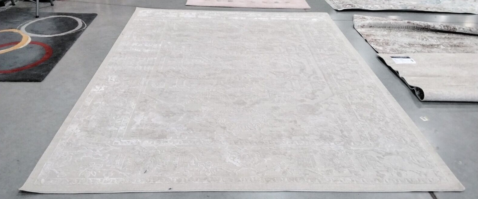 CREME / IVORY 8′ X 10′ Stained Rug, Reduced Price 1172724265 RFT665D-8