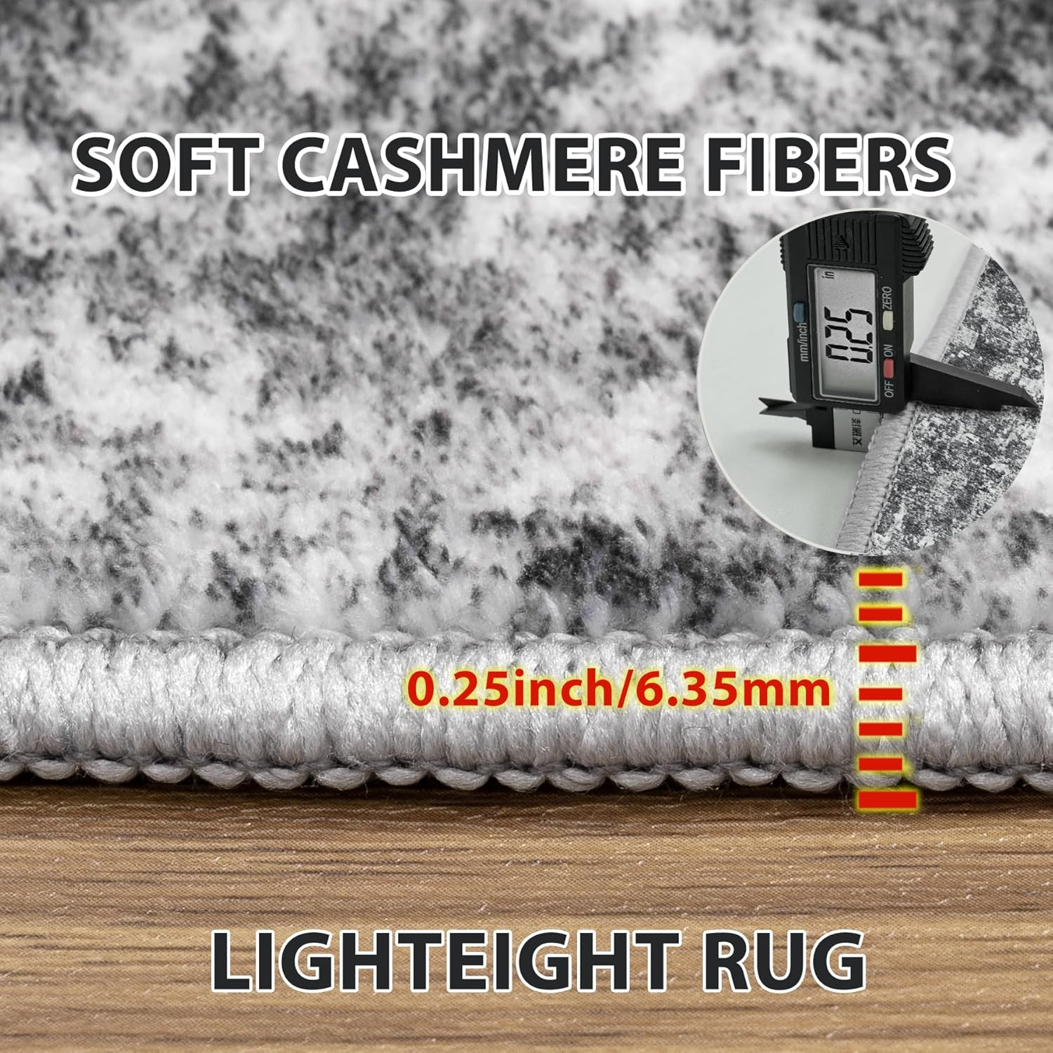 Modern 9×12 Washable Area Rug – Abstract Non-Slip Carpet for Home & Office