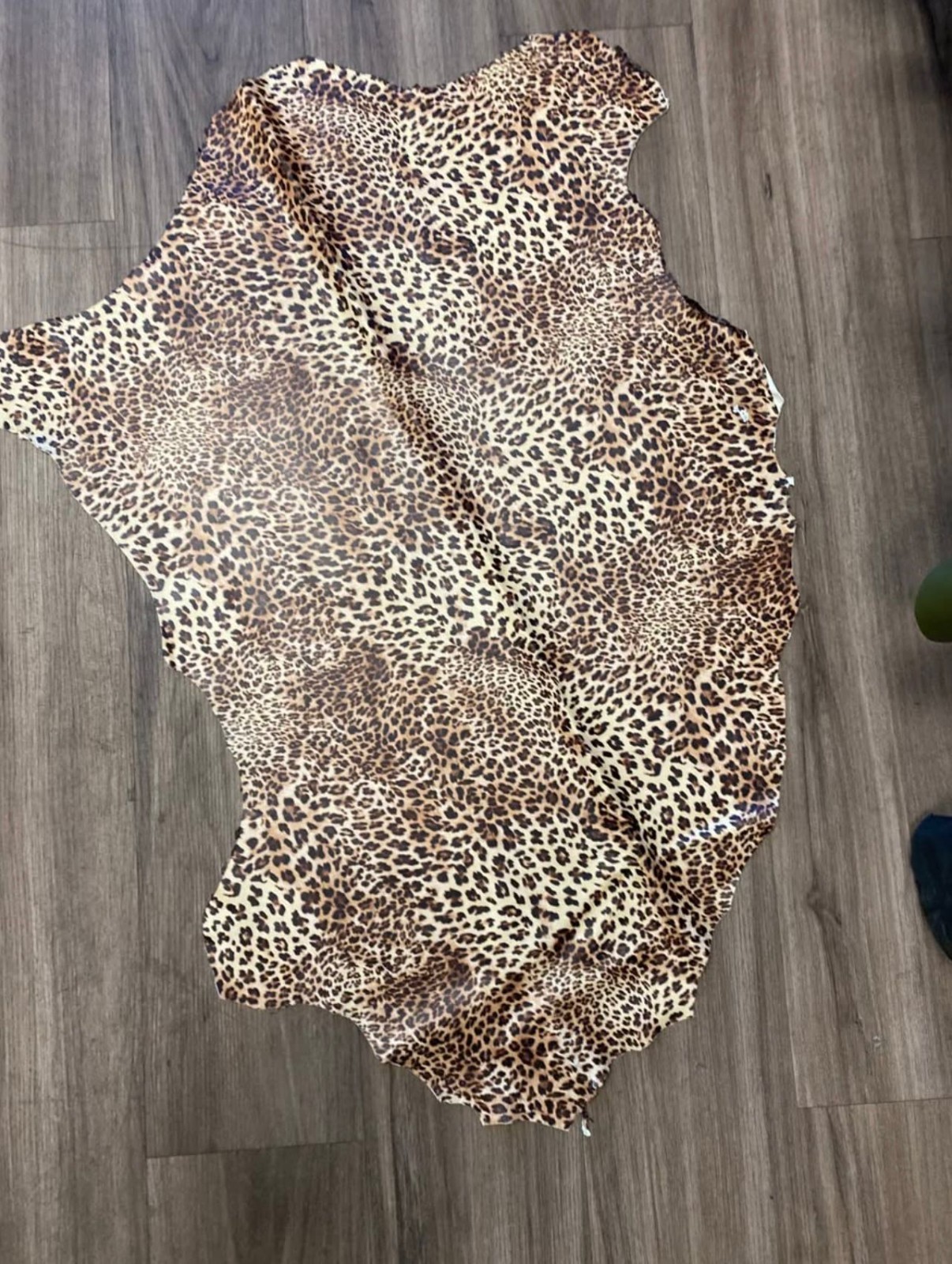 100% LAMBSKIN LEATHER GARMENT HIDE LEOPAR SKIN 48426 PRINTED