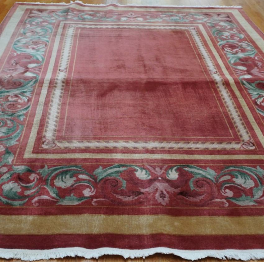 8’4″ x 11’4″ Chinese Tibetan hand knotted Wool Oriental Rug