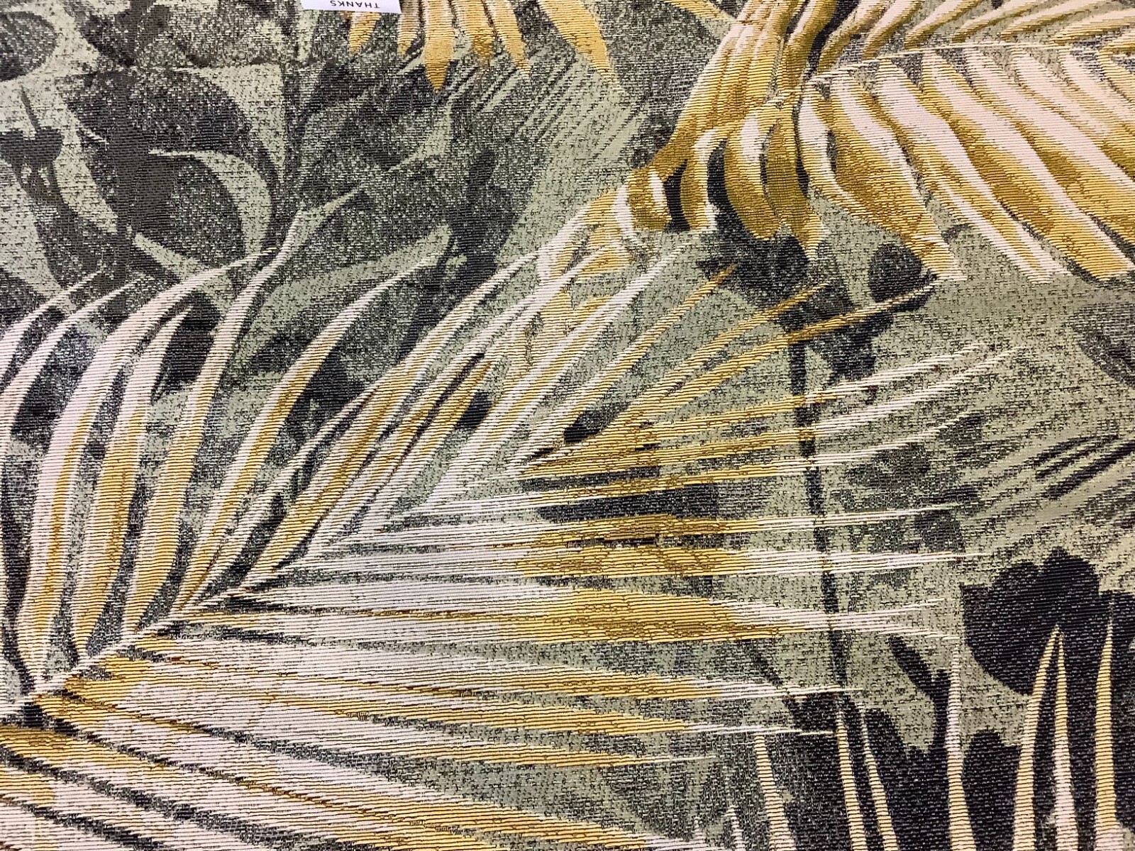 GREEN / BLACK GOLD 5′-3″ x 7′-6″ Damaged Rug, Reduced Price 1172674792 BAR543Y-5