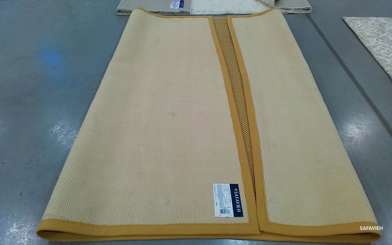 MAIZE / WHEAT 8′-0″ x 10′-0″ Back Stain Rug, Reduced Price 1172804744 NF443A-8
