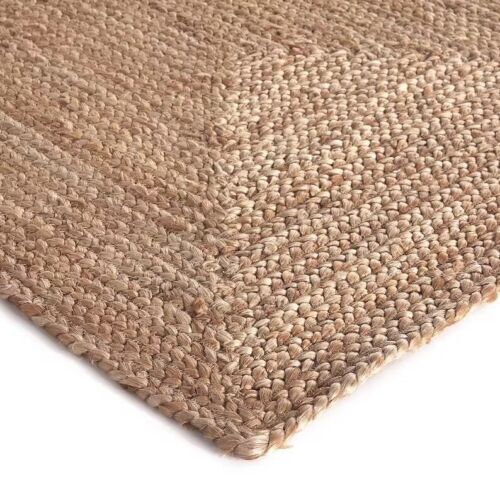 Runner Carpet Jute Natural Hand Woven Braided Living Room Rugs Rectangle Carpet
