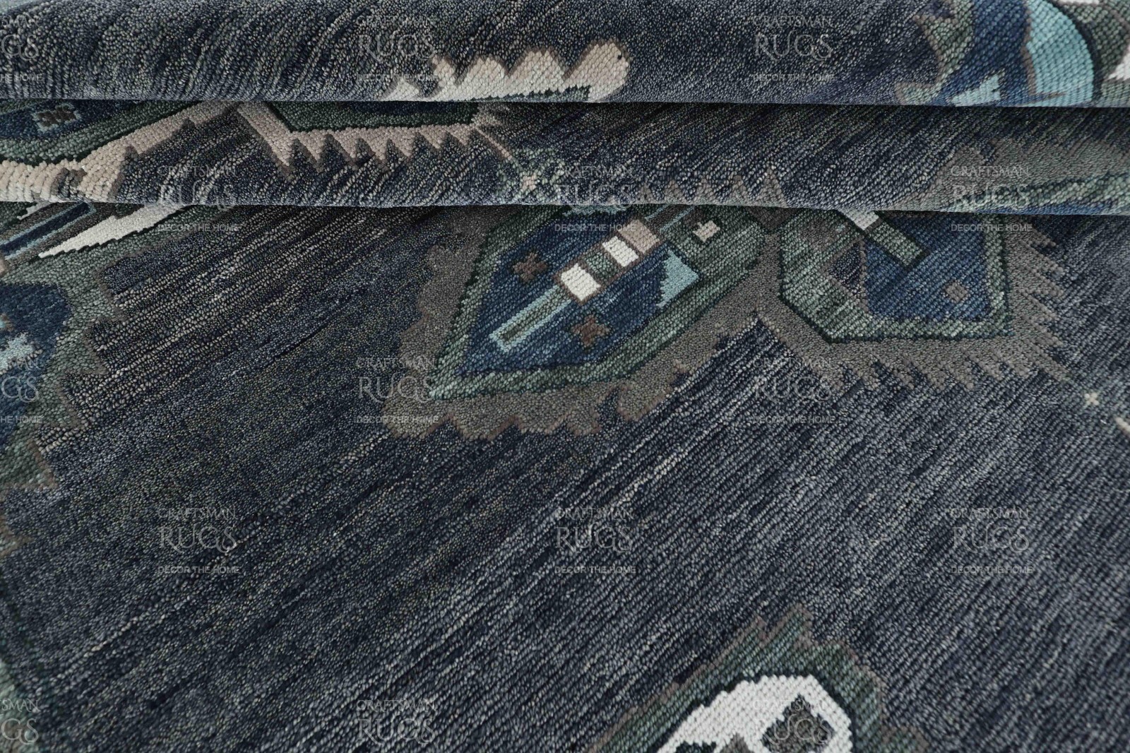 Kismet Gray Oushak Hand Knotted 4×6, 5×8, 6×9, 8×10, 9×12, 10×14 Wool Area Rug