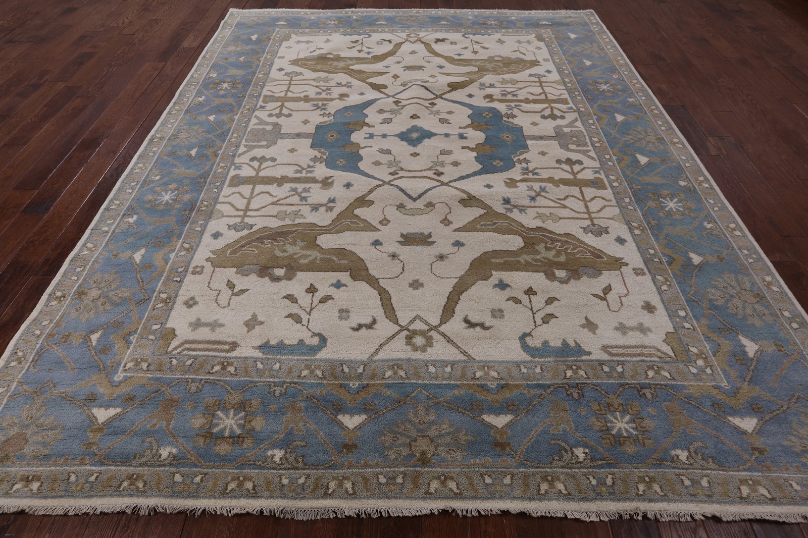 9′ 3″ X 11′ 11″ Turkish Oushak Hand Knotted Area Rug – Q1426