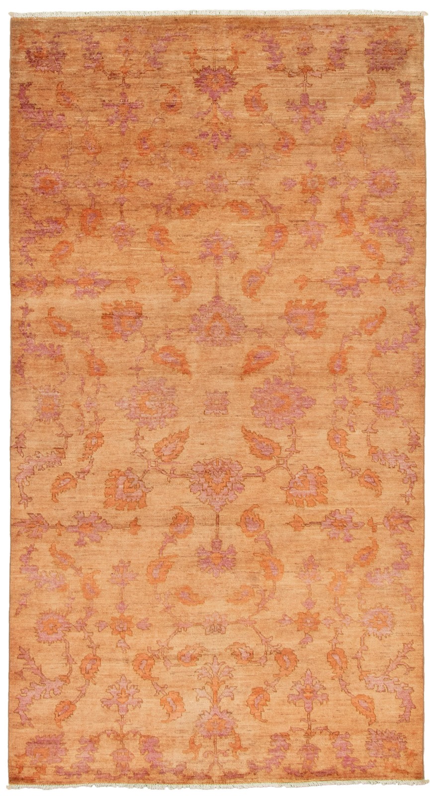 Traditional Hand-knotted Carpet 5’2″ x 9’10” Wool Oriental Area Rug
