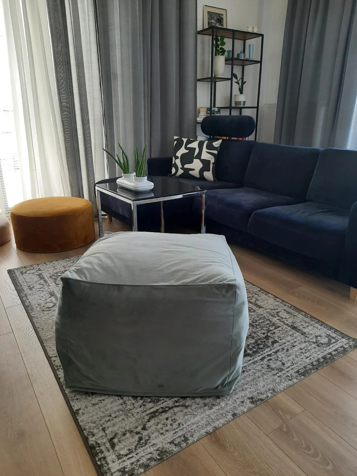 ALL SIZES Square pouf cover, meditation pillow, custom size floor cushion,