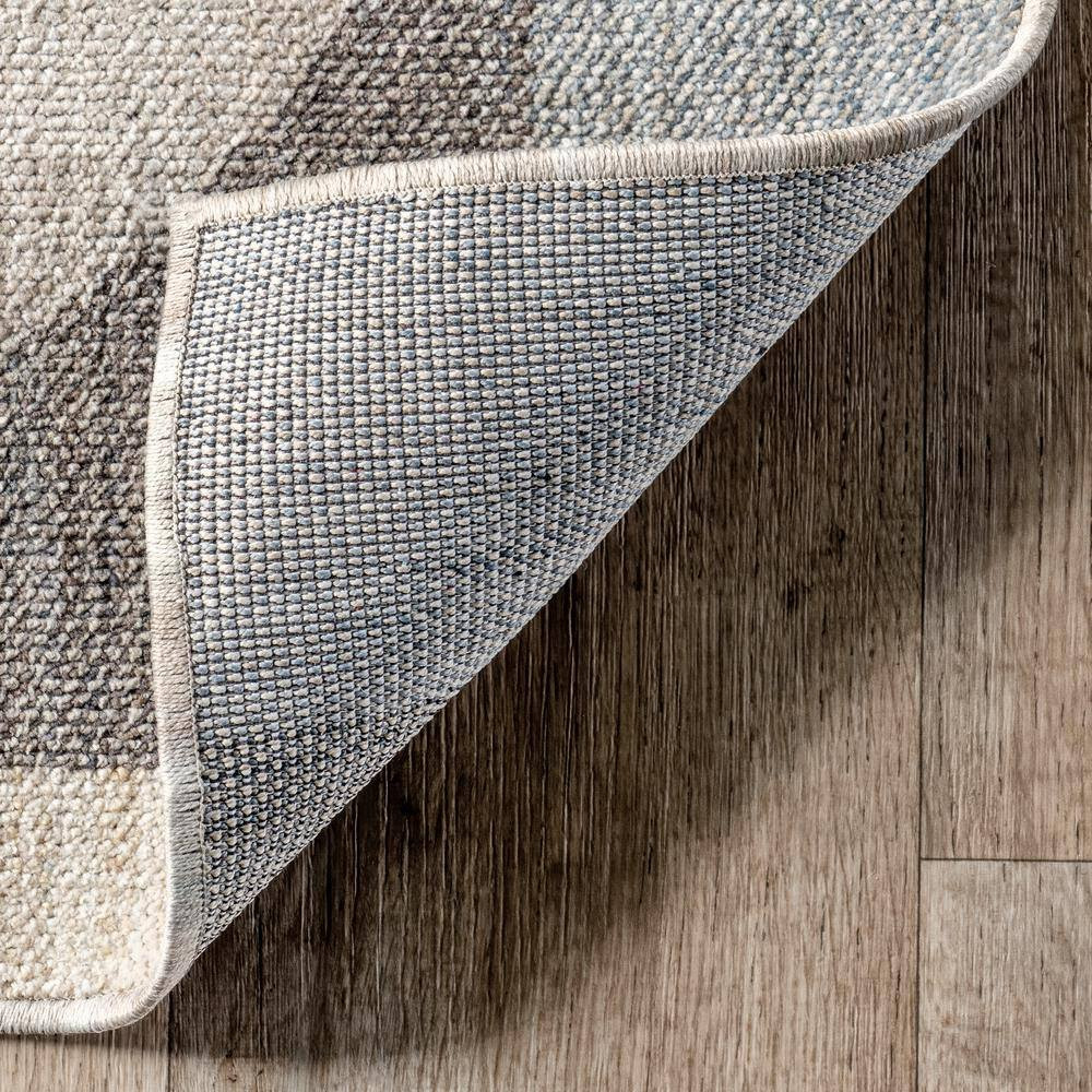 Beckett Charcoal 6 Ft. X 9 Ft. Modern Geometric Living Room/Bedroom/Dining Room