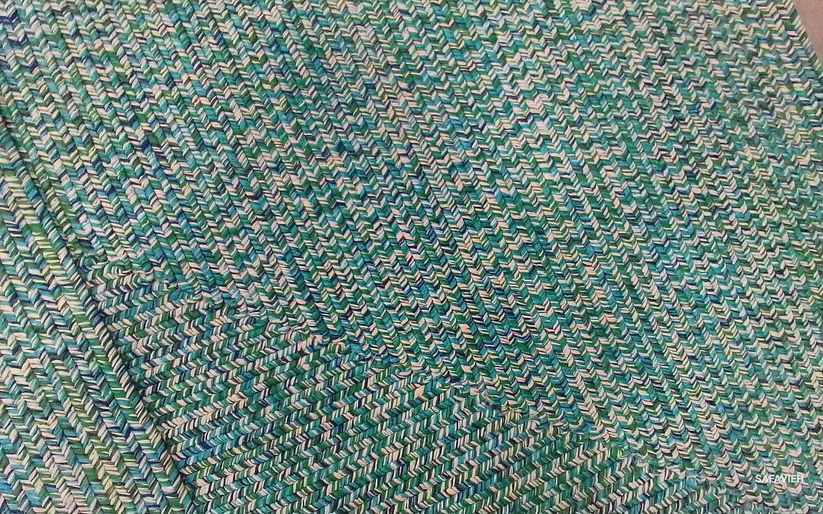 TEAL / GREEN 8′-0″ x 10′-0″ Flaw in Rug, Reduced Price 1172786489 BRA201K-8