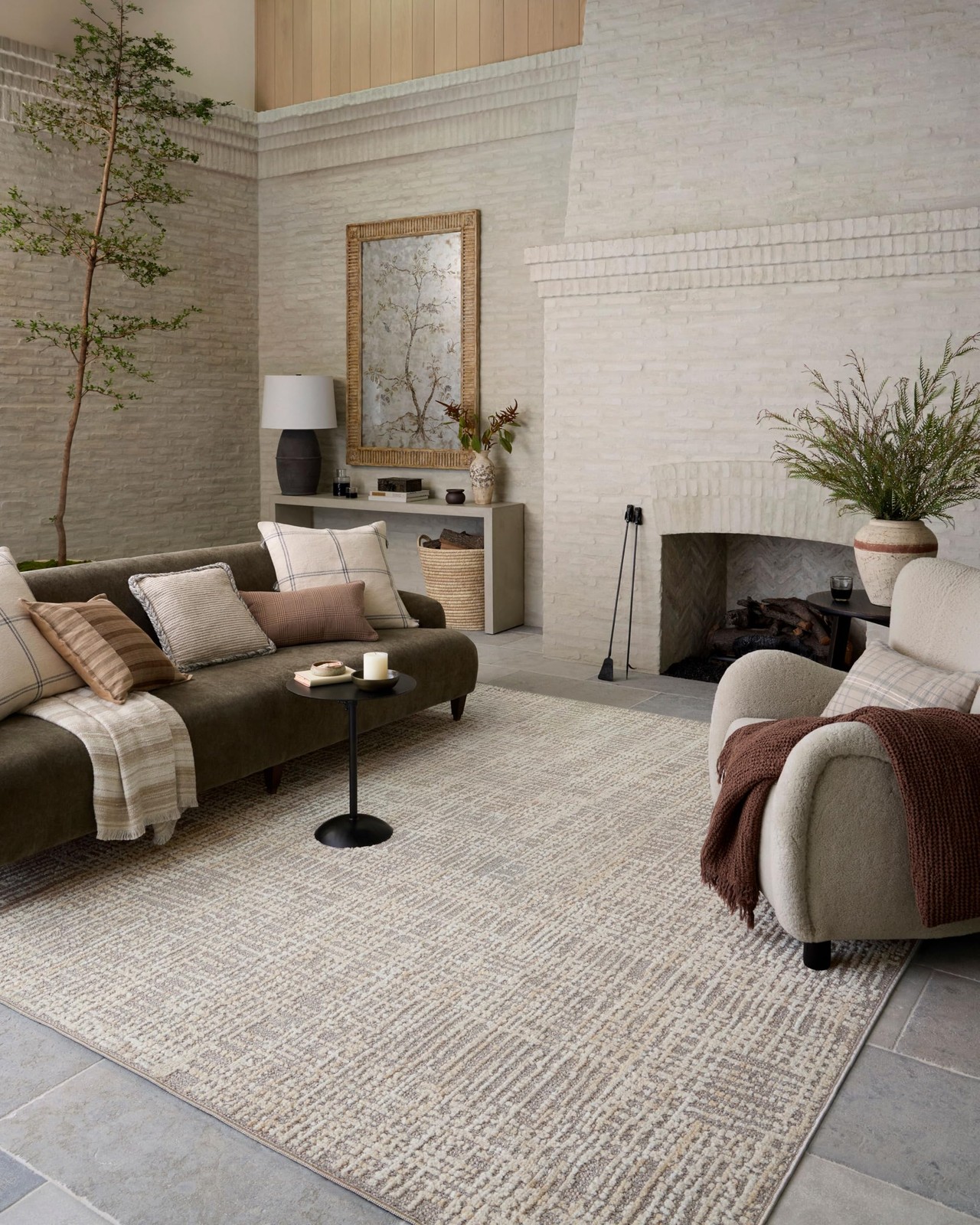 Loloi Amber Lewis Bexley Natural/Dove 2′-7″ x 10′-0″ Runner Rug