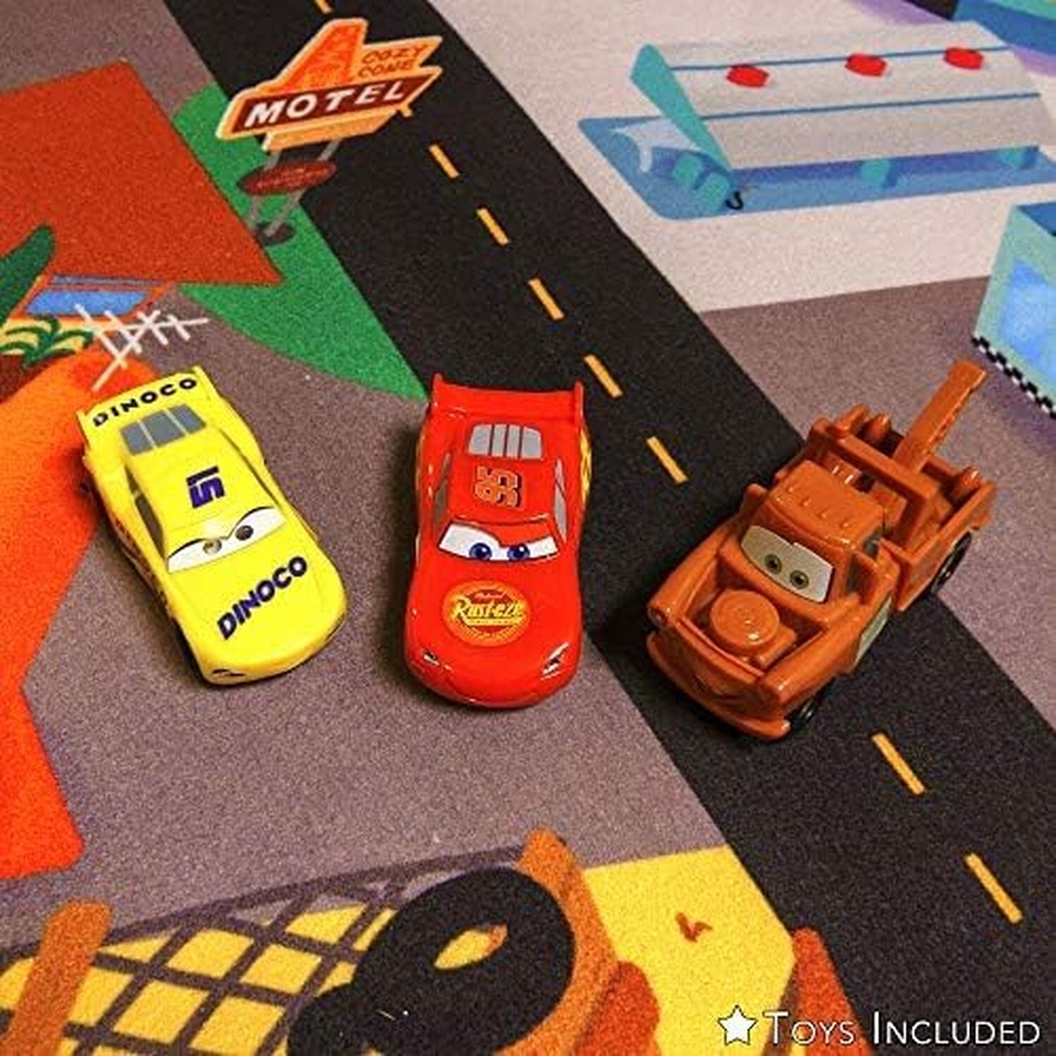 Gertmenian Disney Rug Pixar Boys Girls Childrens Bedroom Decor Kids Home Play…