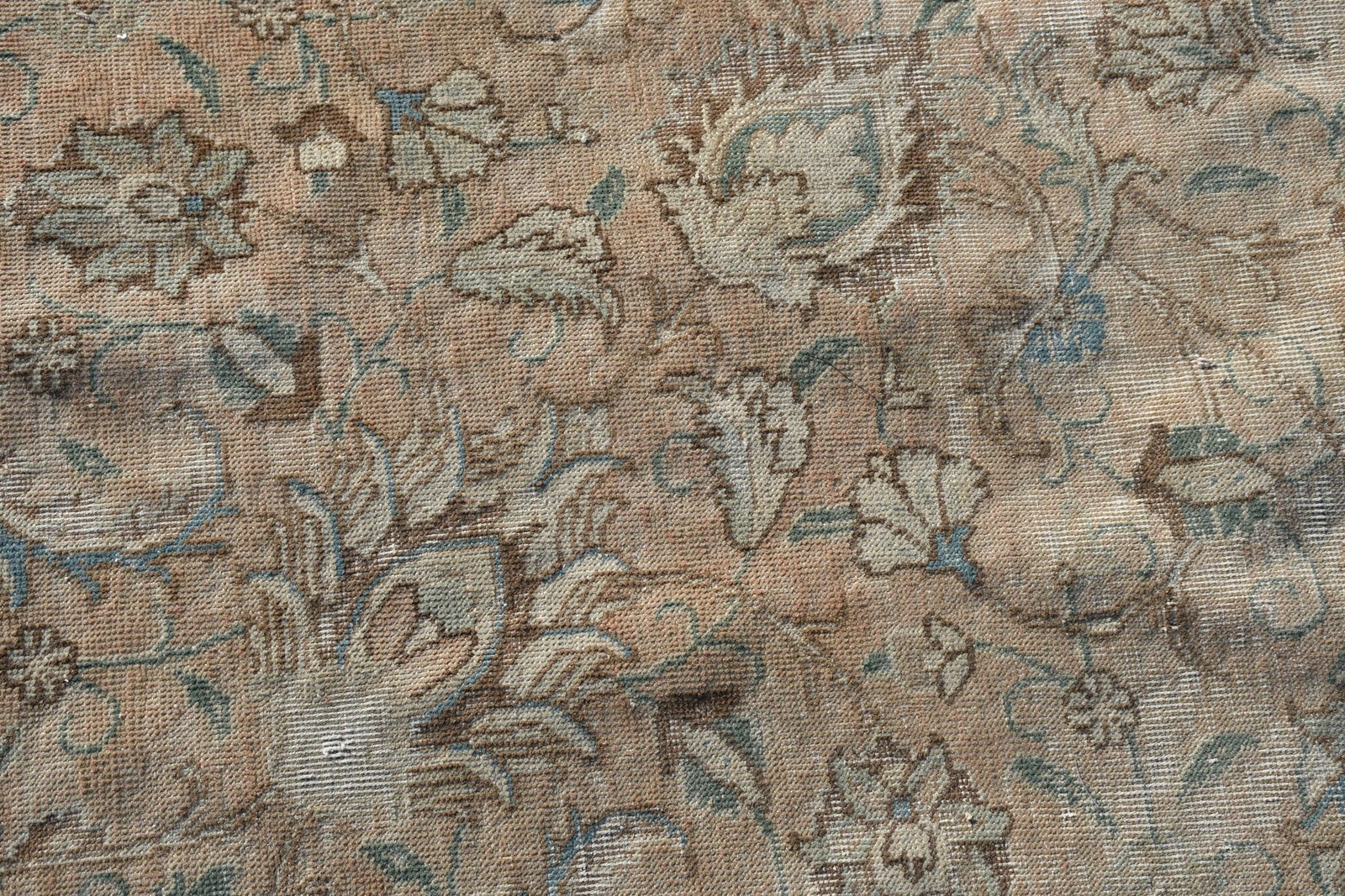 5,8×12,3 ft Oversize Turkish Vintage Rug, Brown Oriental Wool Rug