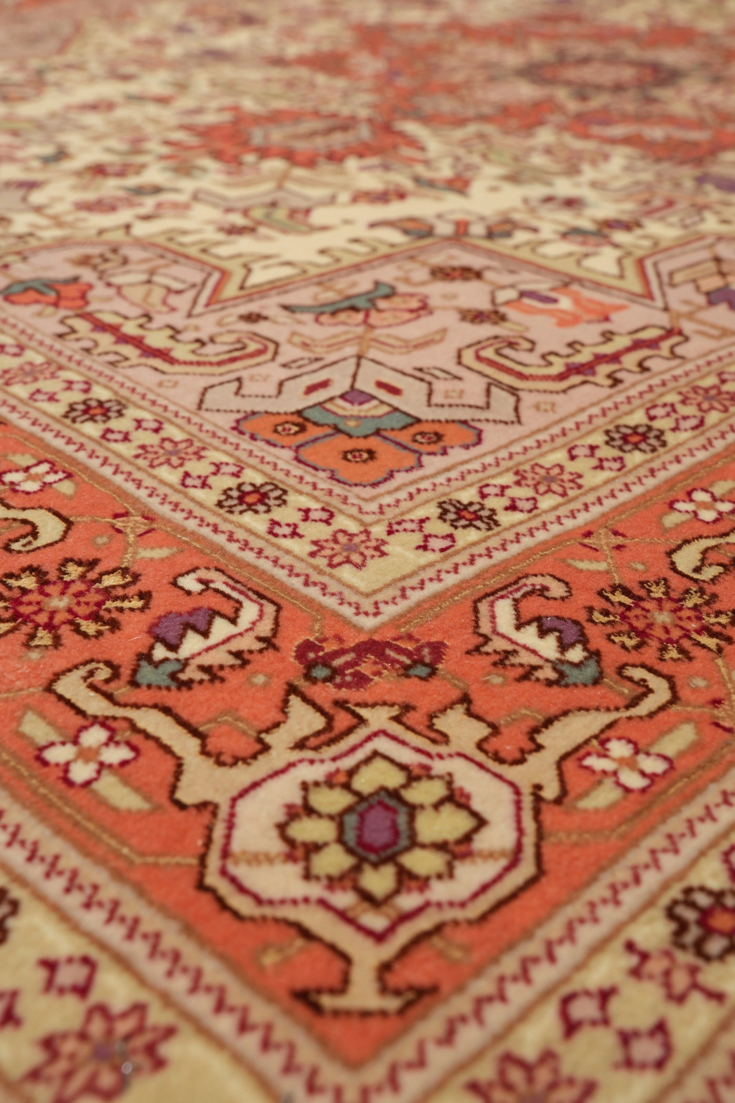 3.6 x 5 Perrsian Tabriiz Rug 400 KPSI Geometric #F-4232