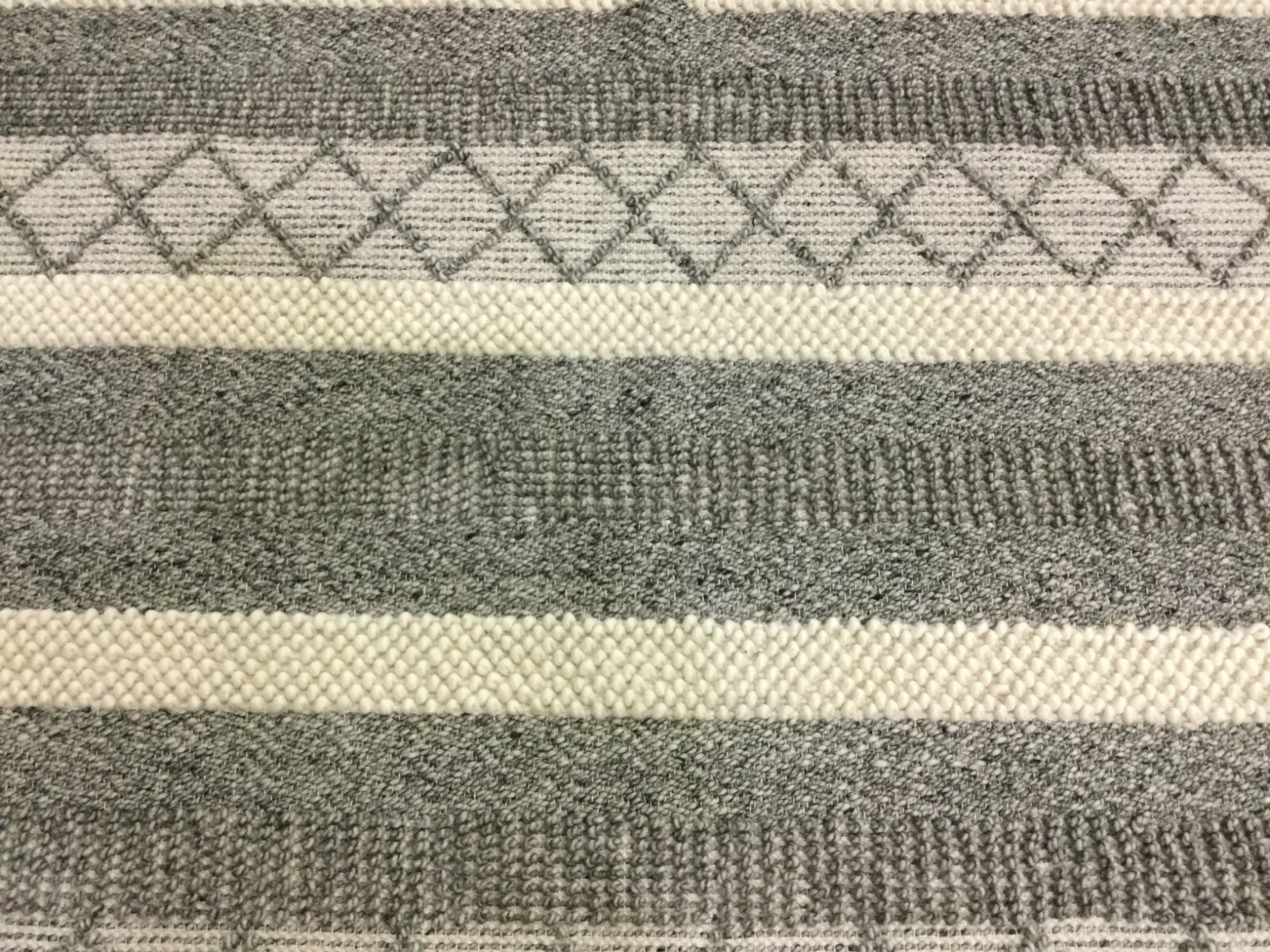 GREY / BEIGE 5′ X 7′ Loose Threads Rug, Reduced Price 1172645772 NATB127F-5
