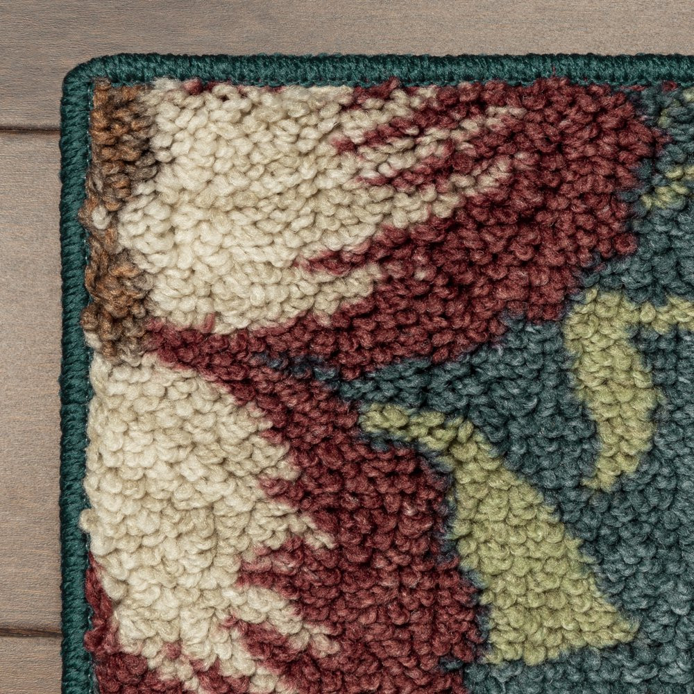 Fade & Stain Resistant Area Rug Skid-Resistant Latex Backing Machine Washable