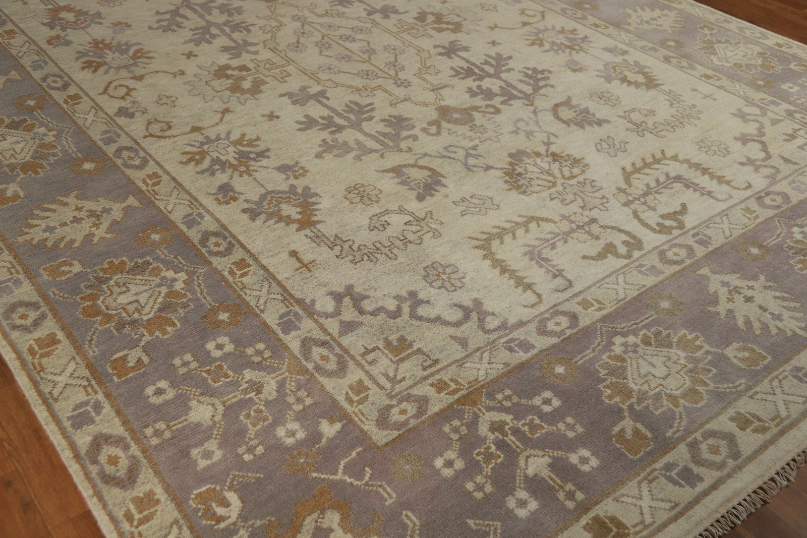 Luxurious Handcrafted Indian Living Room Rug Thick Plush 9×12 ft