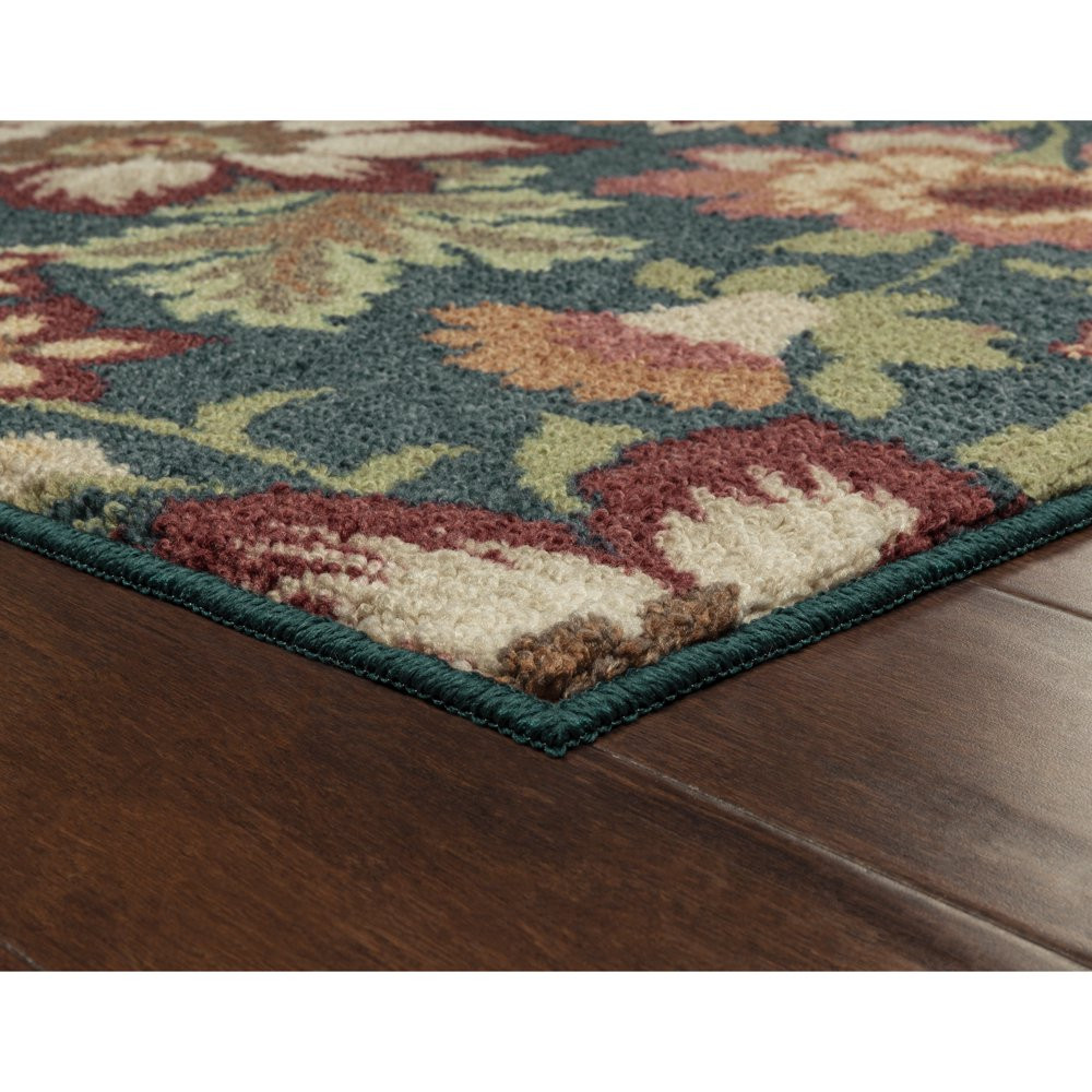 Fade & Stain Resistant Area Rug Skid-Resistant Latex Backing Machine Washable