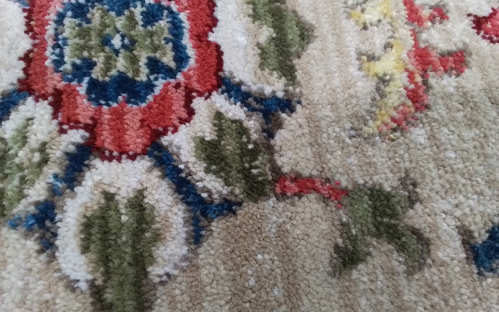 BLUE / TAN 8′-0″ x 10′-0″ Damaged Binding Rug Reduced Price 3172810341 KSN303G-8
