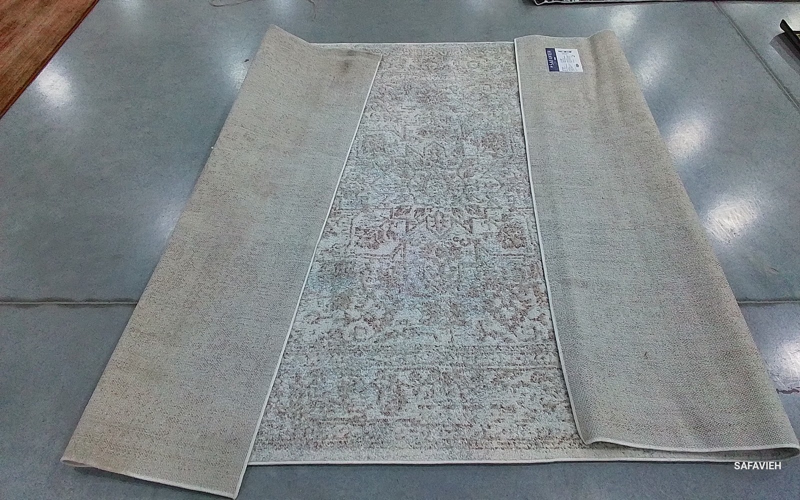 IVORY / TAUPE 6′-7″ x 9′-0″ Back Stain Rug, Reduced Price 1172805192 EVK256E-6