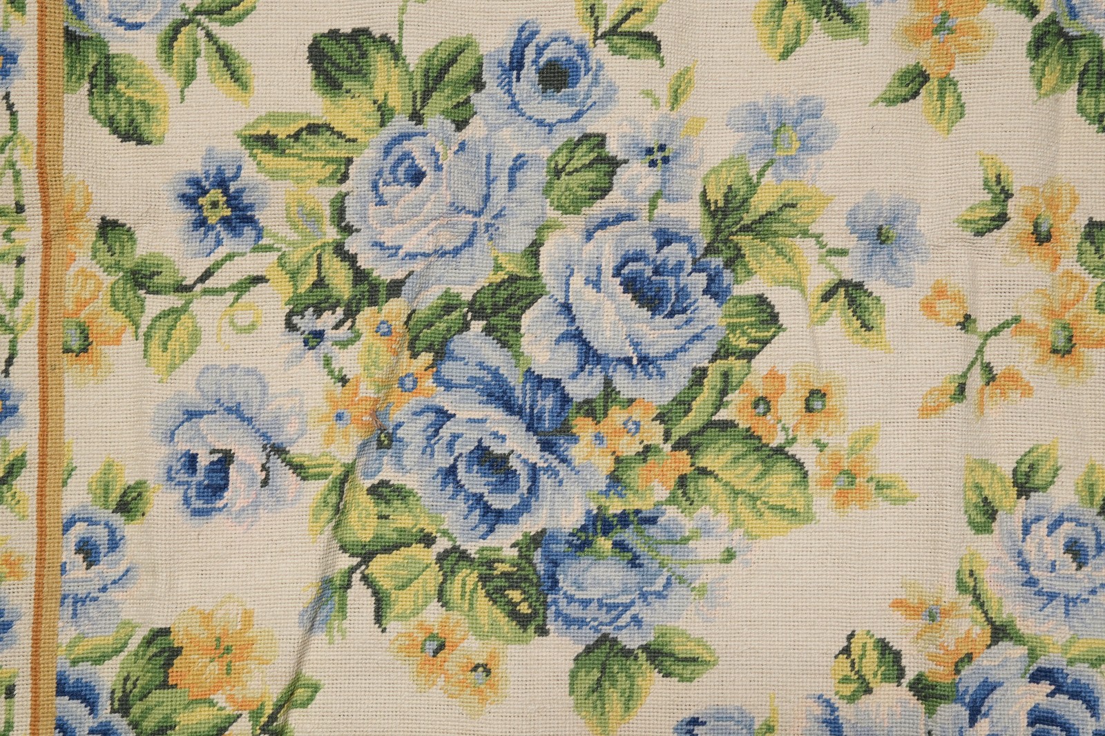 3 x 5 French Floral Needle Point Rug #F-4642