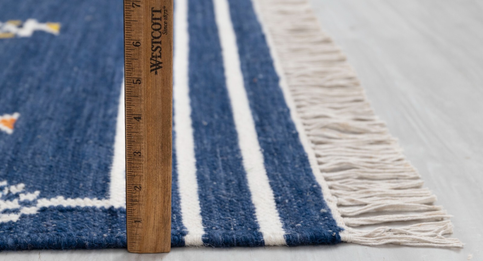 Blue Bohemian Boho Moroccan Rug Hand Woven Bohemian Decor Inspired Customize Rug