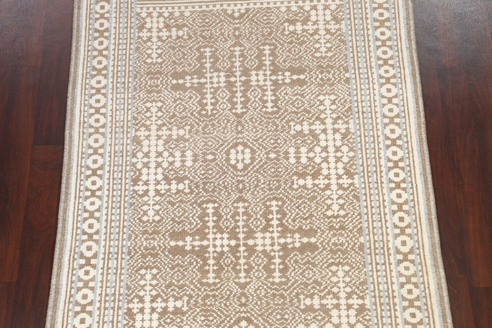 Elegant Handwoven Oushak Indian Rug Living Room Carpet 5×8 ft