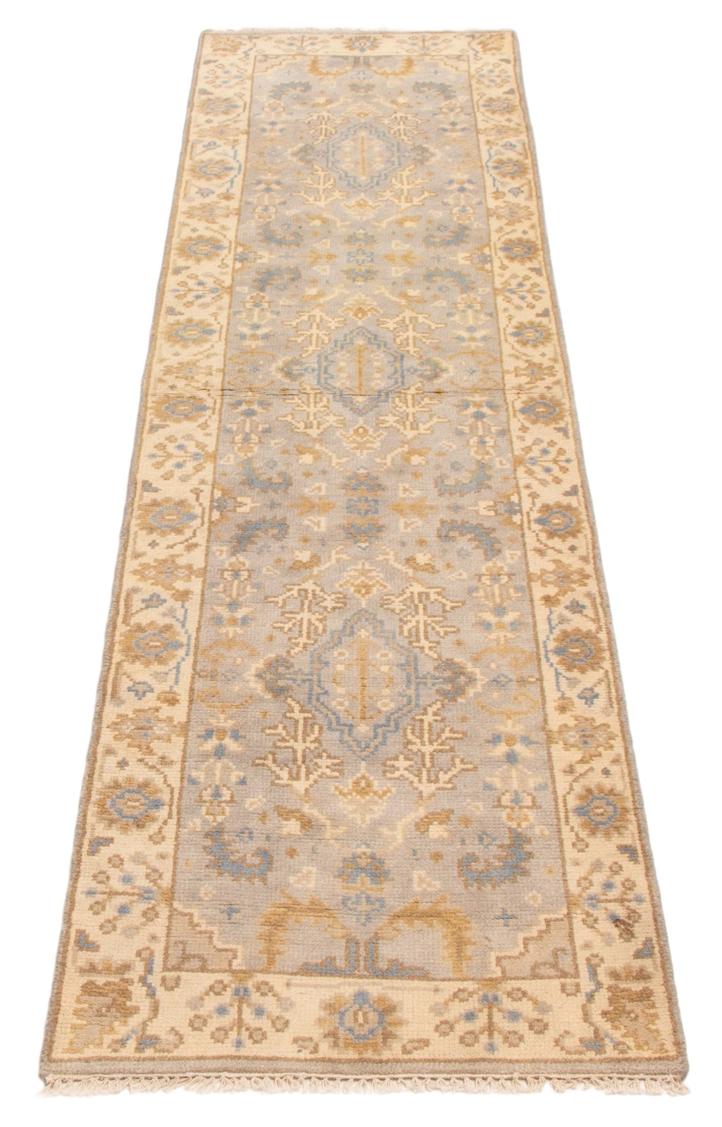 2’6″ x 10’1″ Vintage Hand-knotted Runner Rug Traditional Oriental Wool Carpet